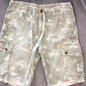 True Religion Cargo Shorts size 34
